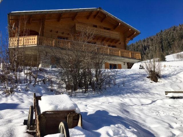 Chalet Nicole La Cote d'Arbroz Exterior photo